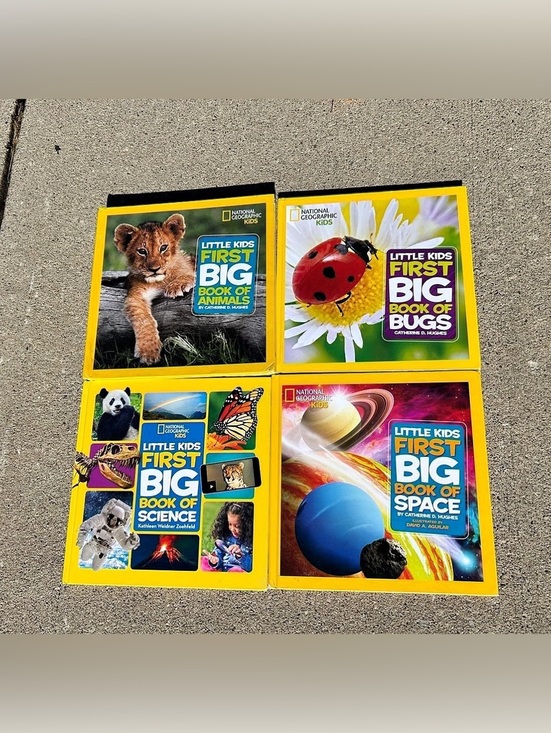 First Big Book Other - National Geographic First Big Book collection 4-Book Learning Set